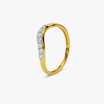 Gold Infinite Glimmer Lab Grown Diamond Ring (Size 12)