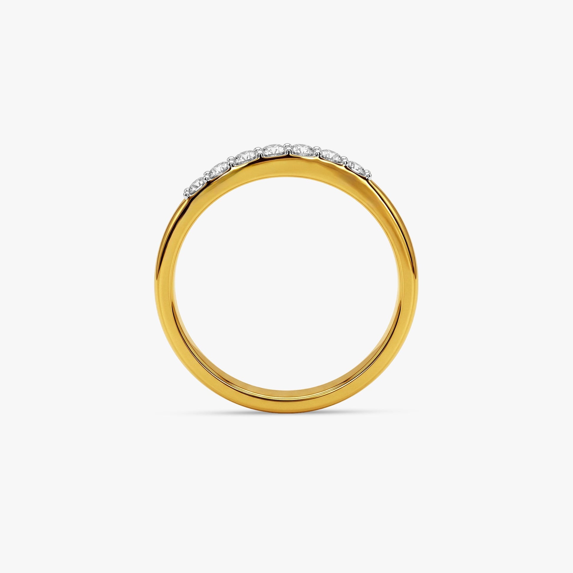 Gold Infinite Glimmer Lab Grown Diamond Ring (Size 12)