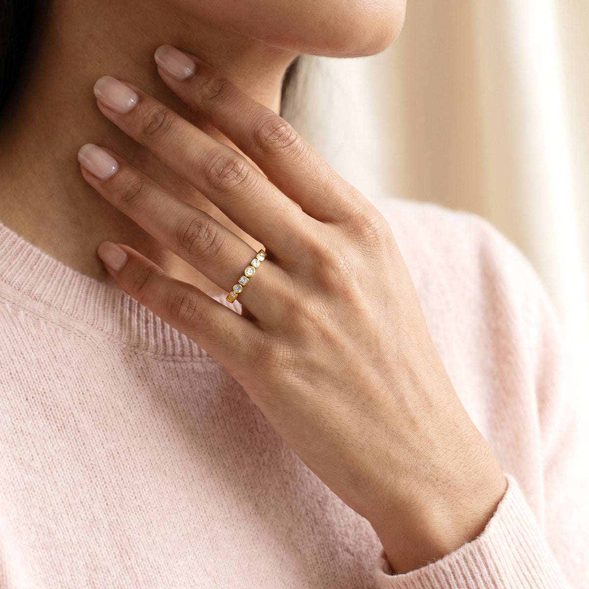 Gold Alterna Spark Lab Grown Diamond Ring (Size 12)