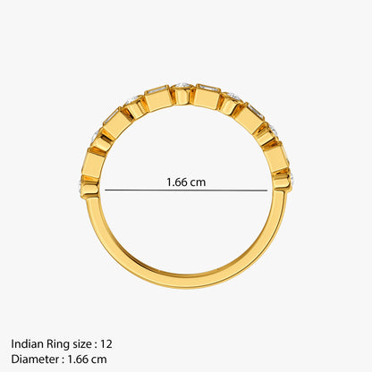 Gold Alterna Spark Lab Grown Diamond Ring (Size 12)