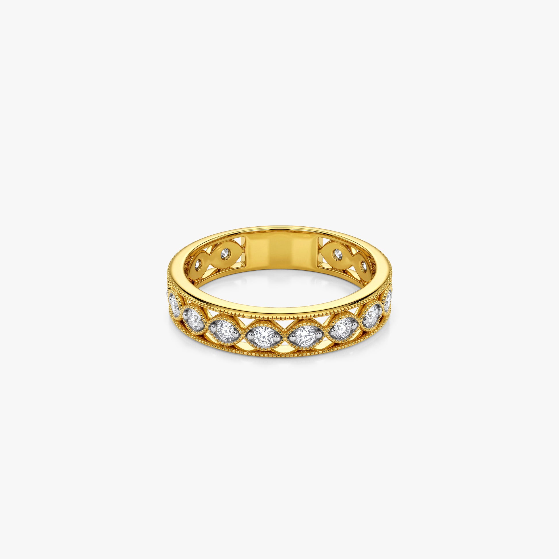 Gold Cupid Glow Lab Grown Diamond Ring (Size 12)