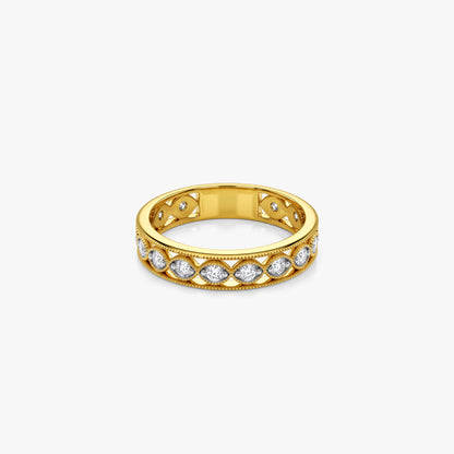 Gold Cupid Glow Lab Grown Diamond Ring (Size 12)