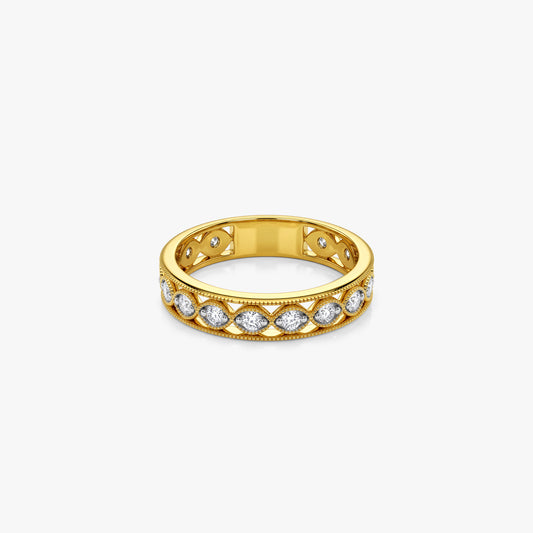 Gold Cupid Glow Lab Grown Diamond Ring (Size 12)
