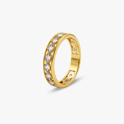 Gold Cupid Glow Lab Grown Diamond Ring (Size 12)