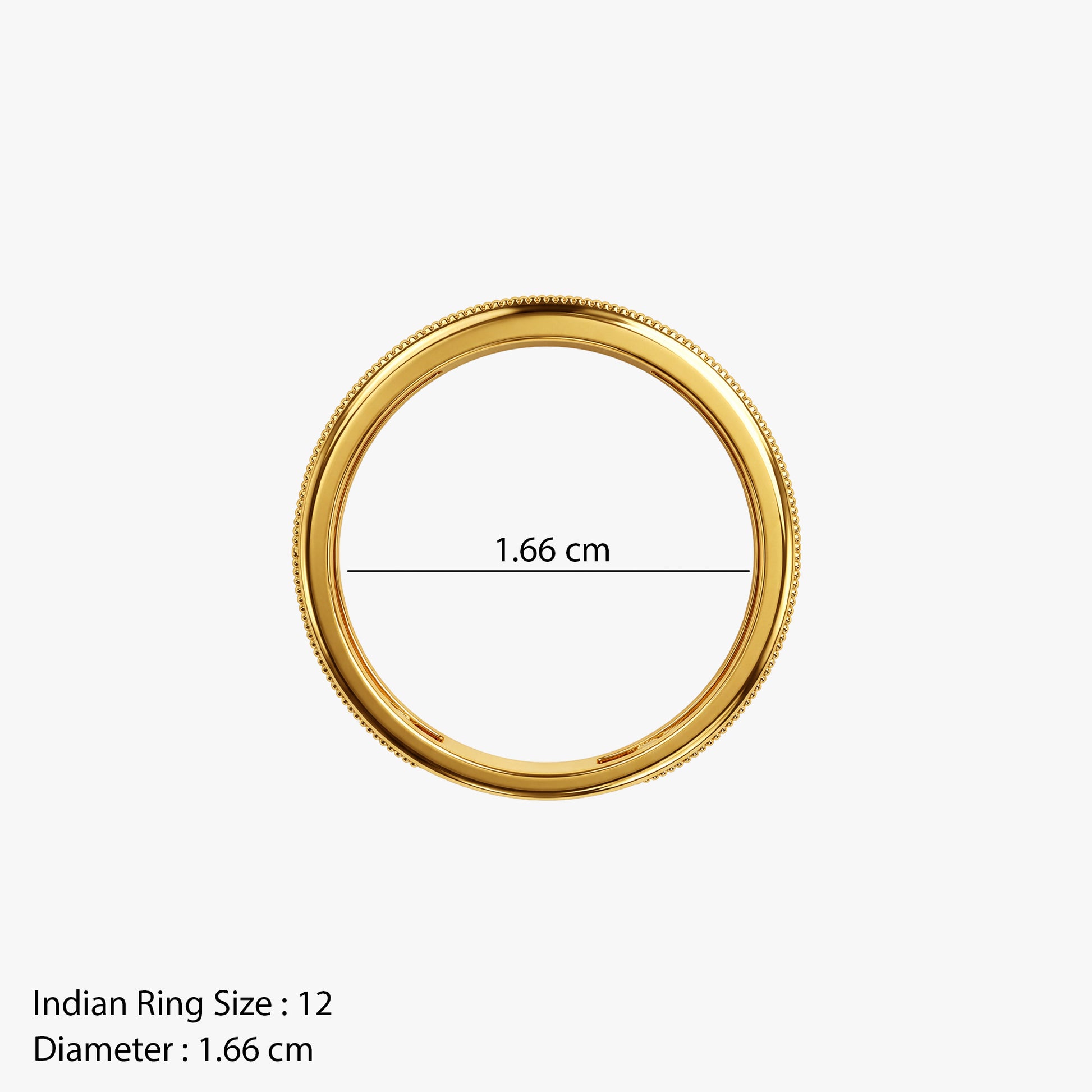 Gold Cupid Glow Lab Grown Diamond Ring (Size 12)
