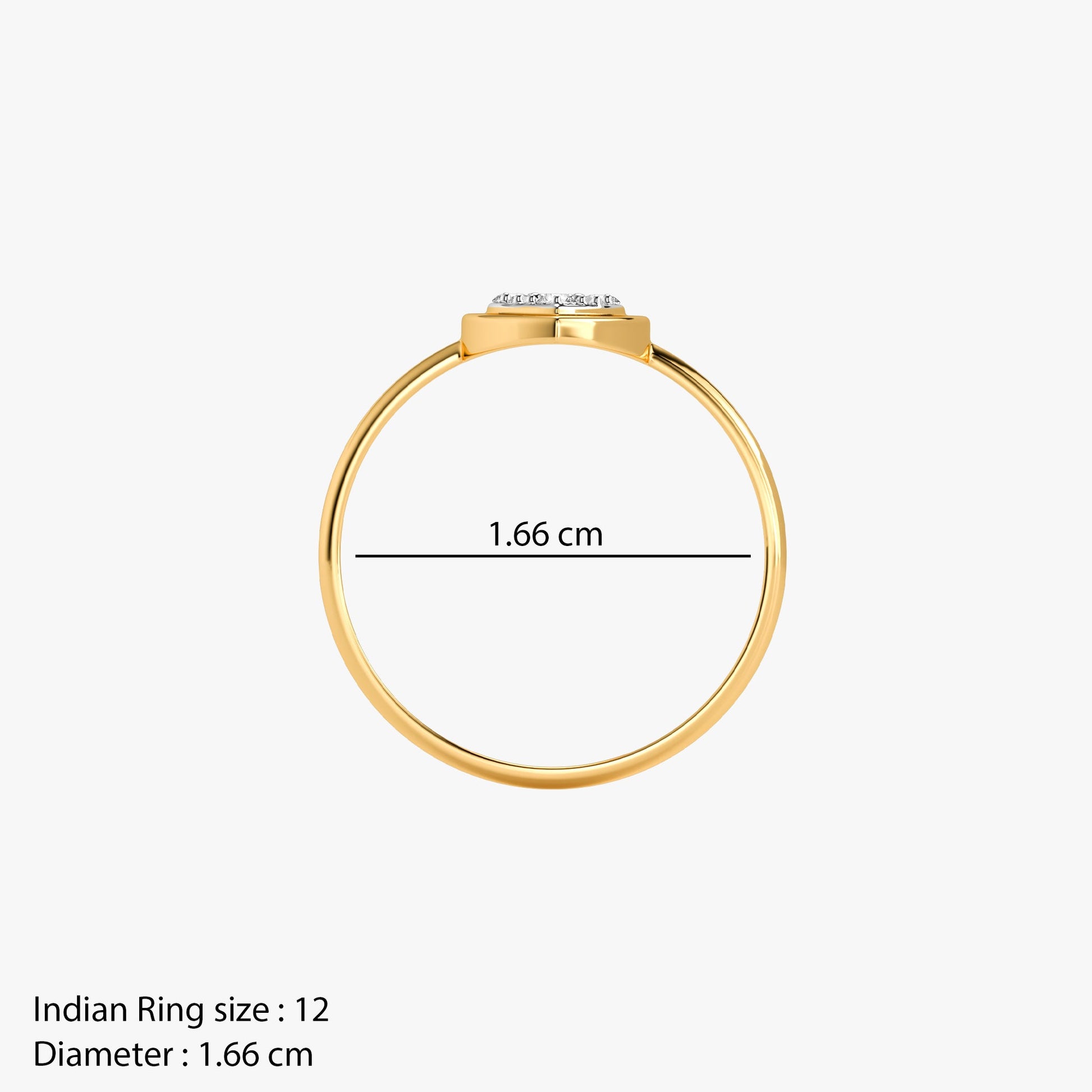 Gold Marquis Whisper Lab Grown Diamond Ring (Size 12)