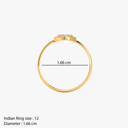 Gold Marquis Whisper Lab Grown Diamond Ring (Size 12)