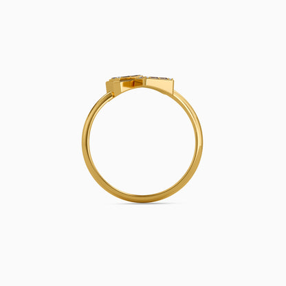 Gold Parallel Glow Lab Grown Diamond Ring (Size 12)