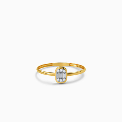 Gold Aurelia Oval Lab Grown Diamond Ring (Size 12)