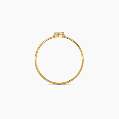 Gold Aurelia Oval Lab Grown Diamond Ring (Size 12)