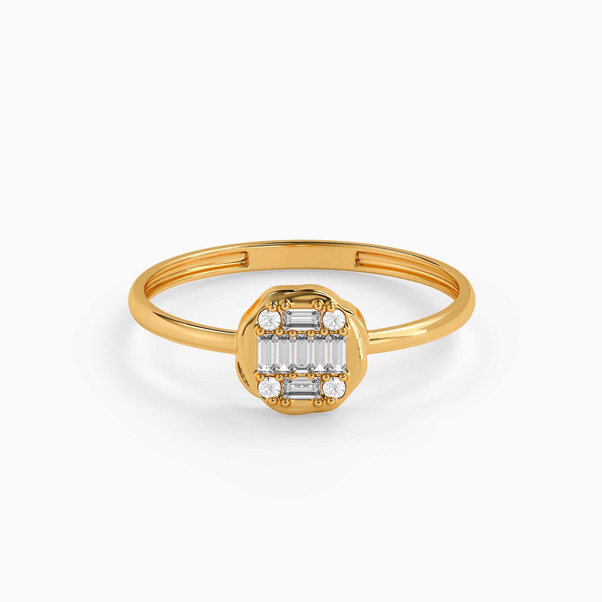 Gold Aurelia Nova Lab Grown Diamond Ring (Size 12)