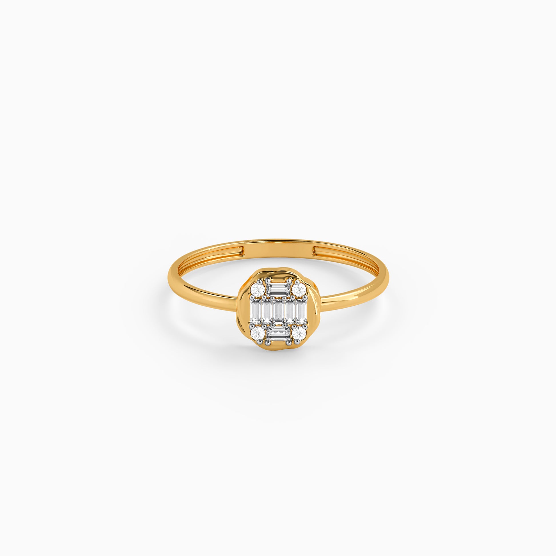 Gold Aurelia Nova Lab Grown Diamond Ring (Size 12)