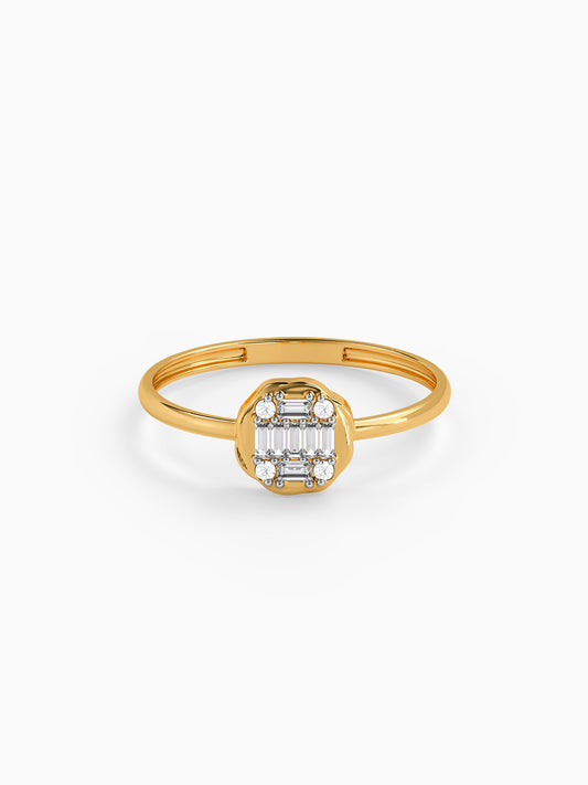 Gold Aurelia Nova Lab Grown Diamond Ring (Size 12)