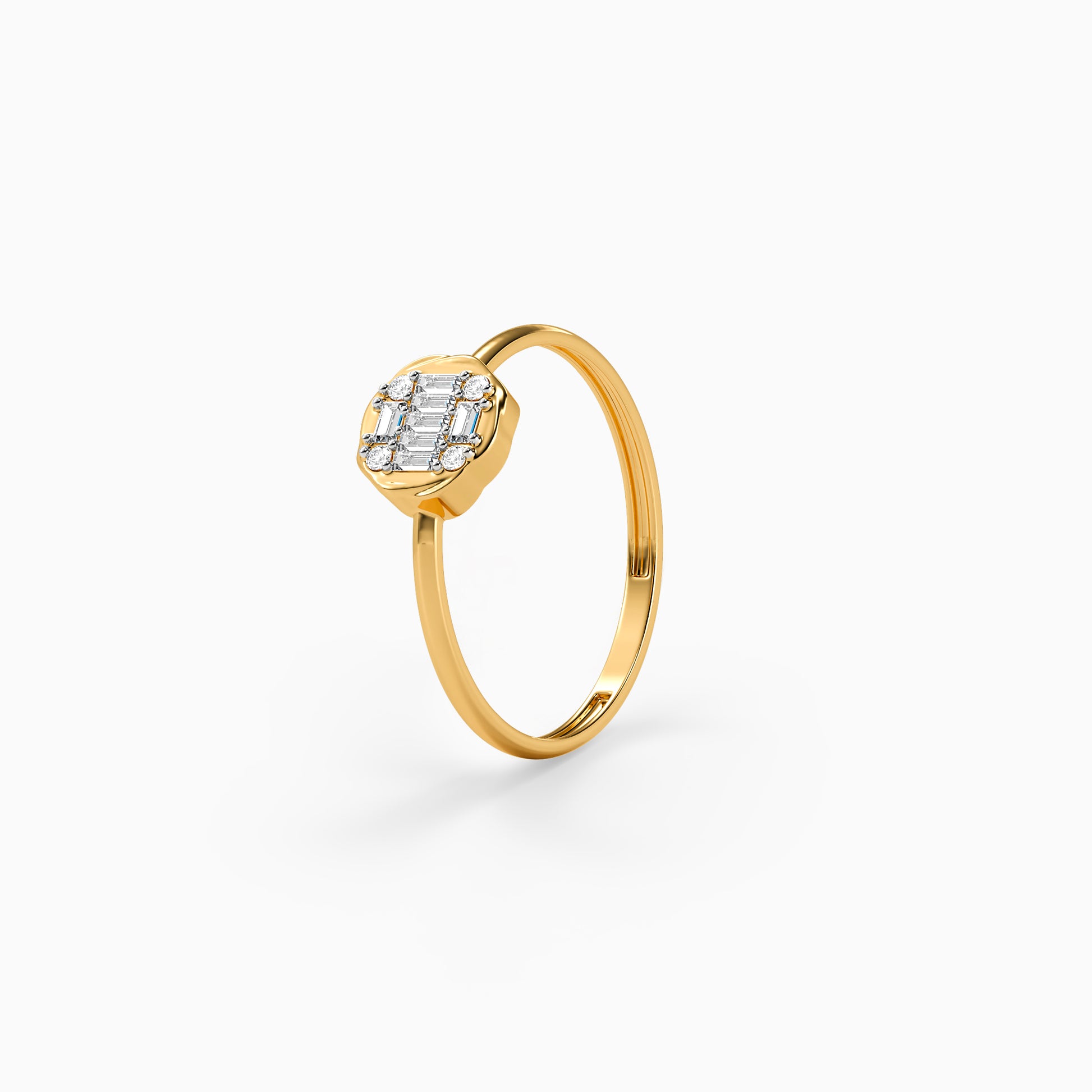 Gold Aurelia Nova Lab Grown Diamond Ring (Size 12)