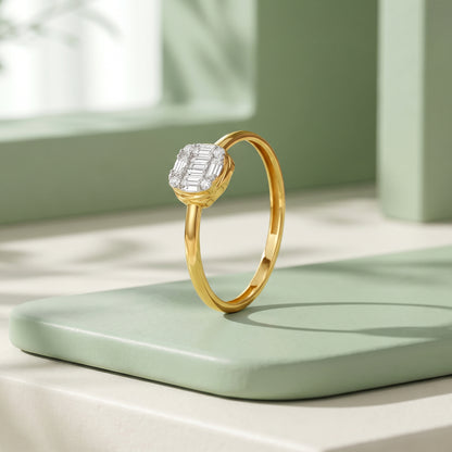 Gold Aurelia Nova Lab Grown Diamond Ring