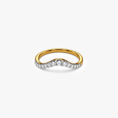 Gold Regal Twist Lab Grown Diamond Ring (Size 12)