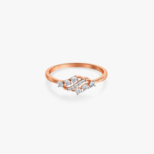 Rose Gold Shimmera Lab Grown Diamond Ring (Size 12)