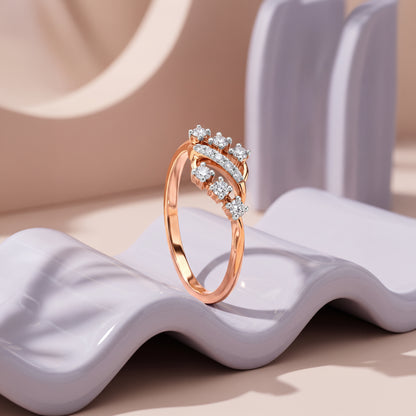 Rose Gold Shimmera Lab Grown Diamond Ring (Size 12)