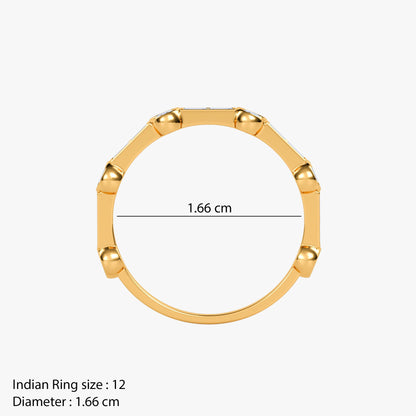Gold Veliora Lab Grown Diamond Ring (Size 12)