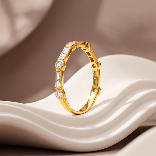 Gold Veliora Lab Grown Diamond Ring (Size 12)