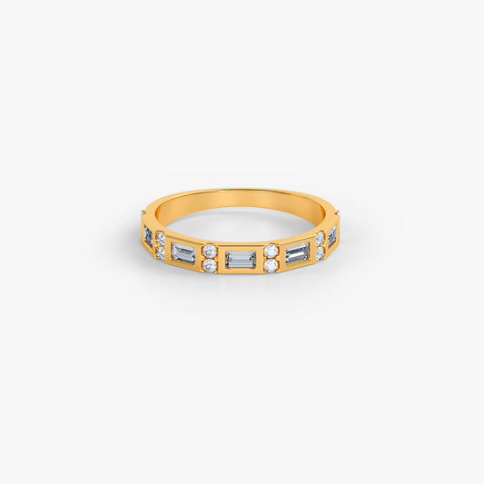 Gold Cecily Lab Grown Diamond Ring (Size 12)