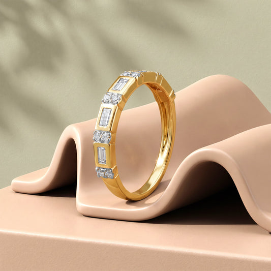 Gold Cecily Lab Grown Diamond Ring (Size 12)