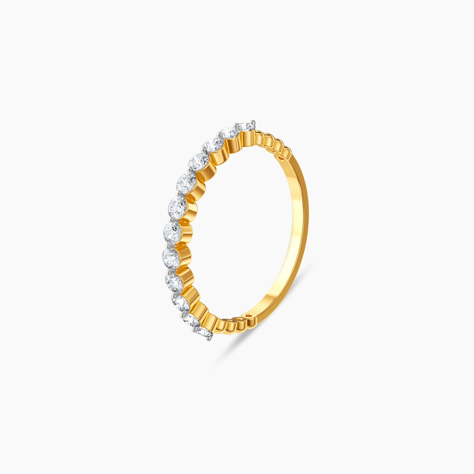 Gold Linnea Lab Grown Diamond Ring (Size 12)