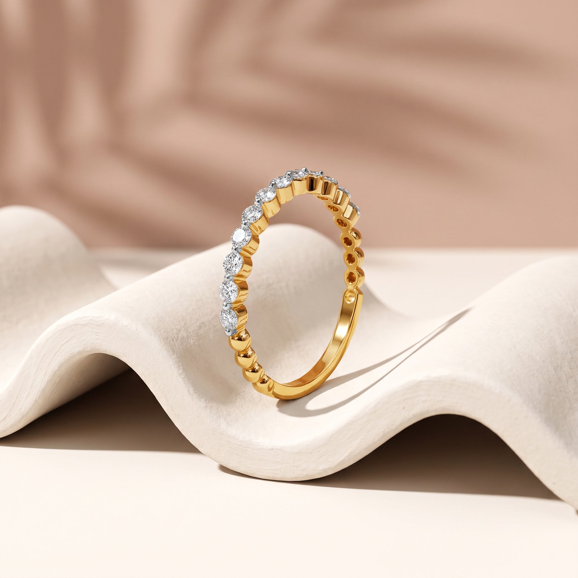 Gold Linnea Lab Grown Diamond Ring (Size 12)
