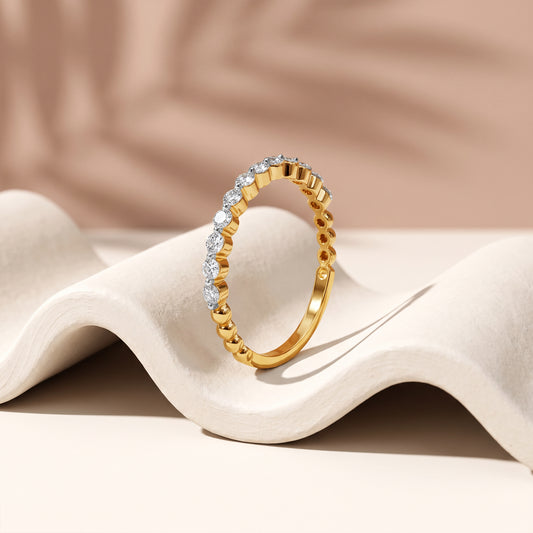 Gold Linnea Lab Grown Diamond Ring (Size 12)