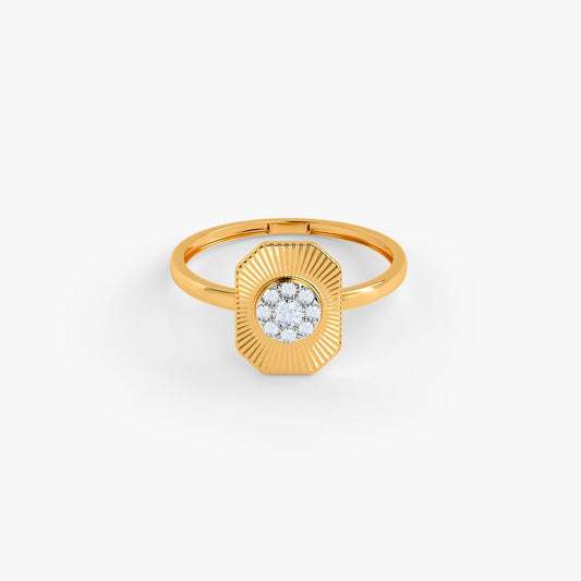 Gold Evienne Lab Grown Diamond Ring (Size 12)