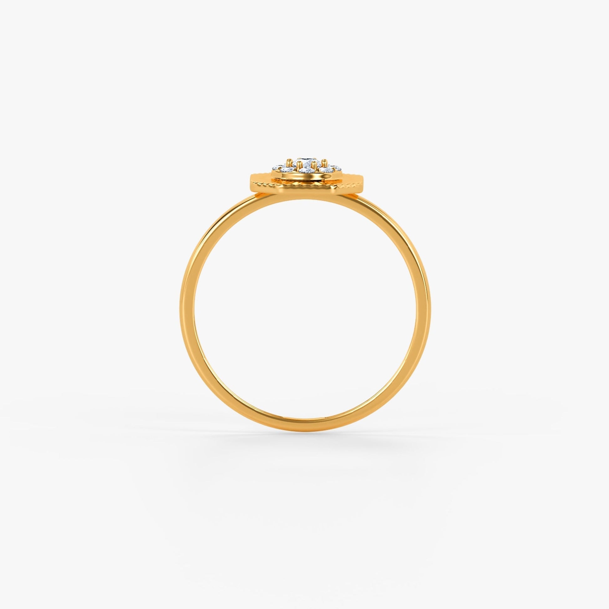 Gold Evienne Lab Grown Diamond Ring (Size 12)