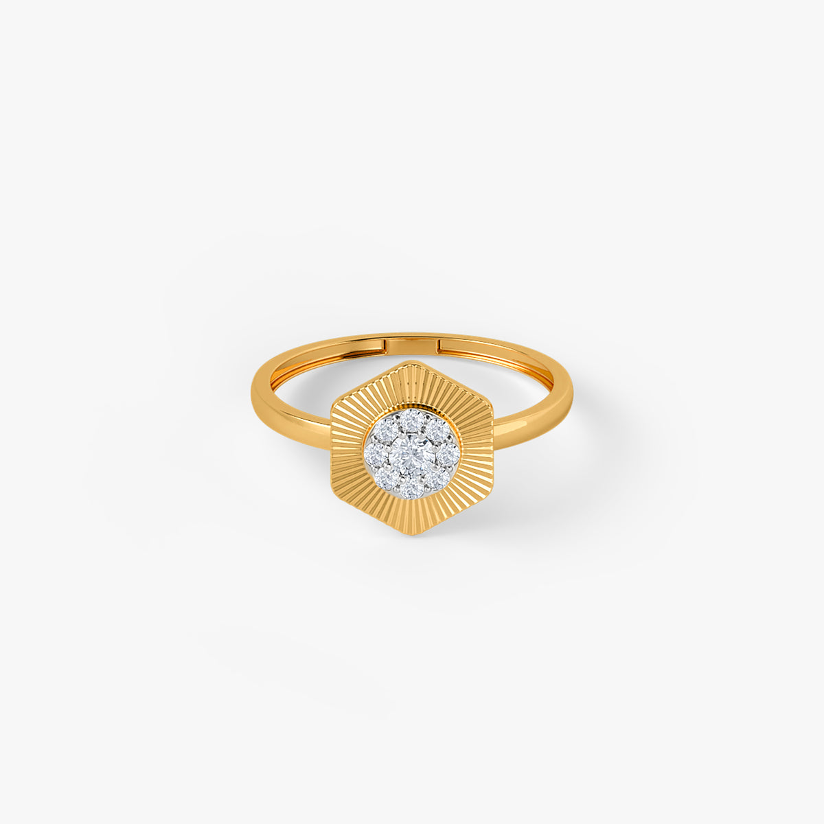 Gold Isyelle Lab Grown Diamond Ring (Size 12)