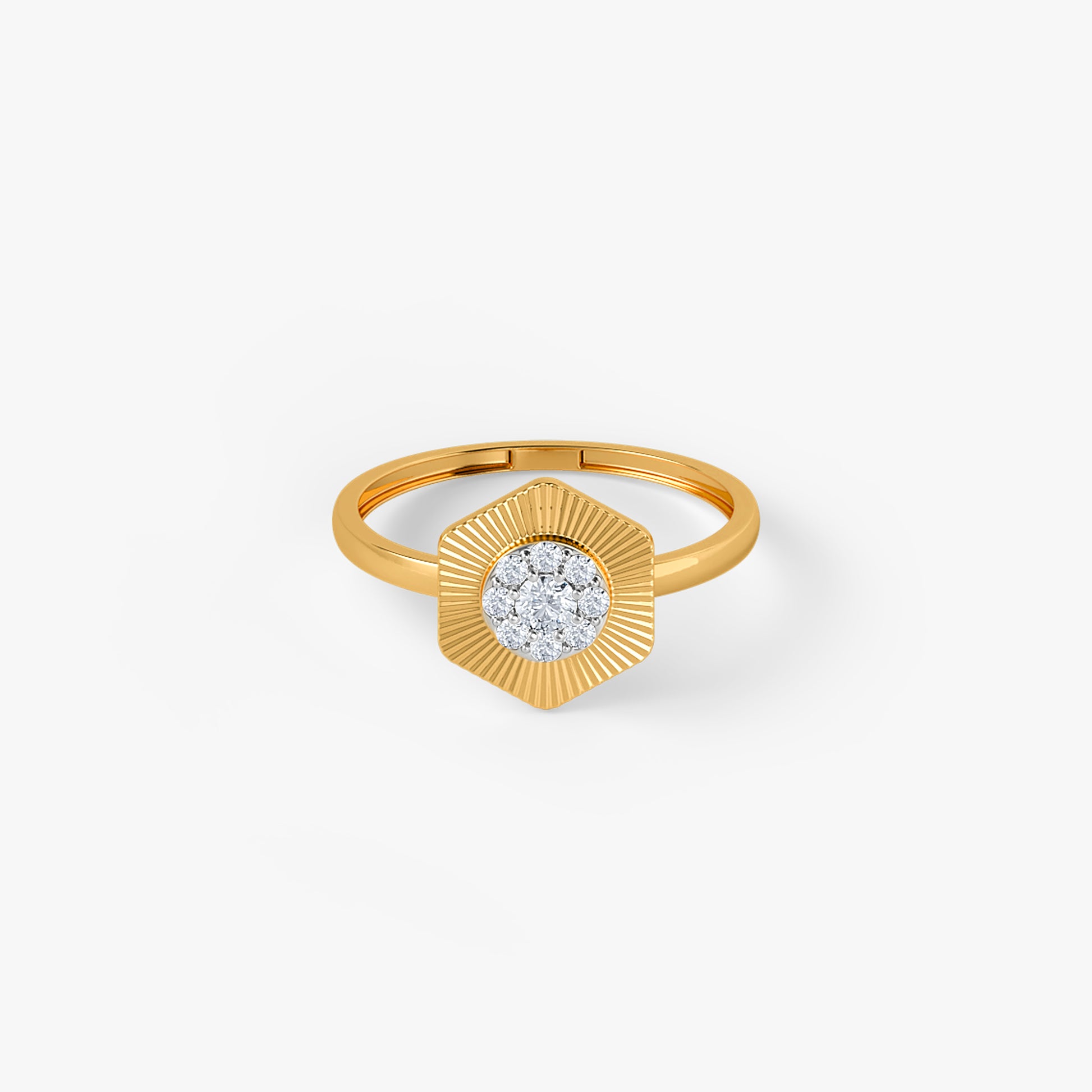 Gold Isyelle Lab Grown Diamond Ring (Size 12)