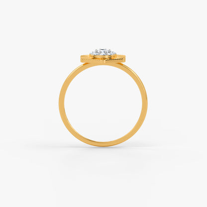 Gold Isyelle Lab Grown Diamond Ring (Size 12)
