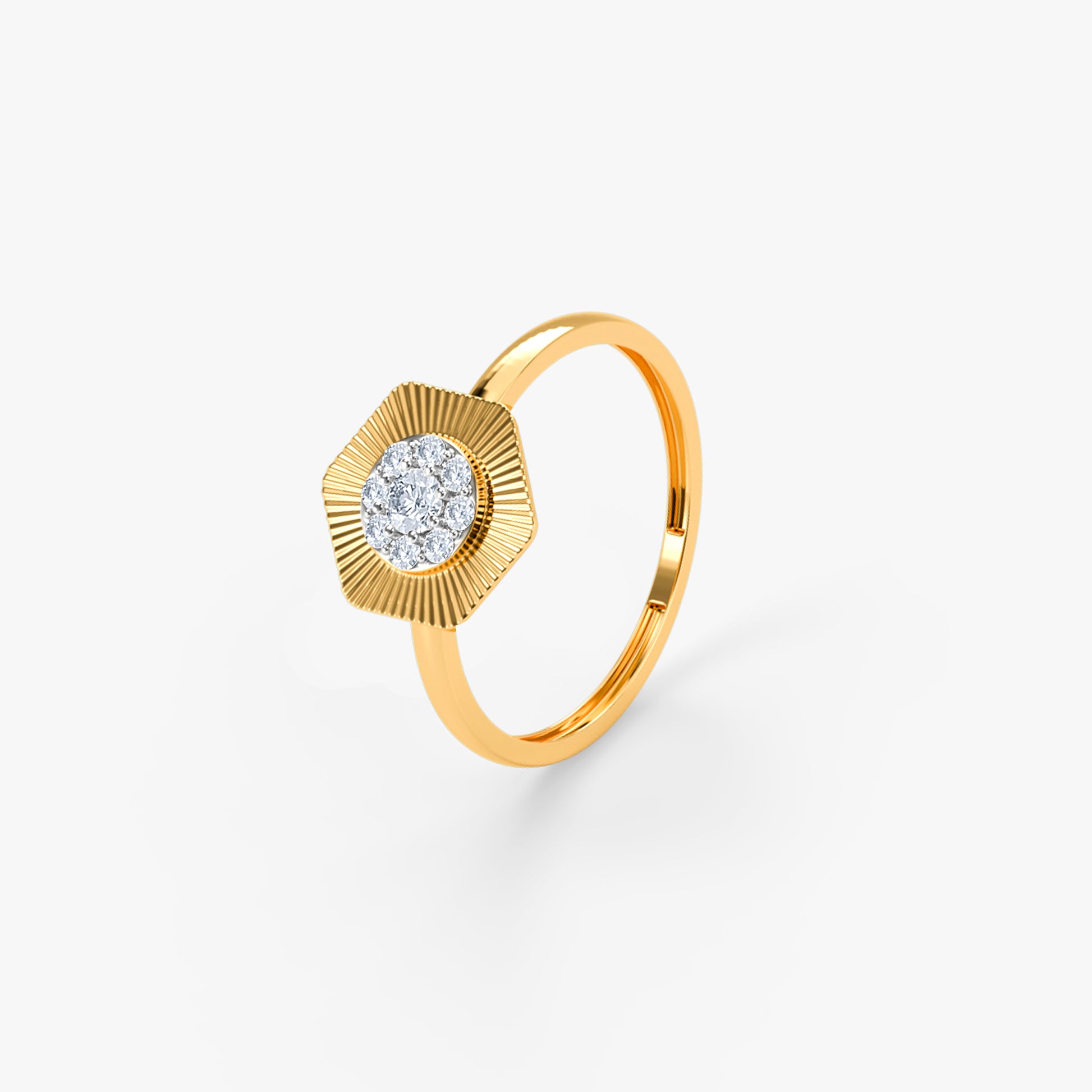 Gold Isyelle Lab Grown Diamond Ring (Size 12)