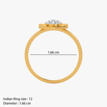 Gold Isyelle Lab Grown Diamond Ring (Size 12)