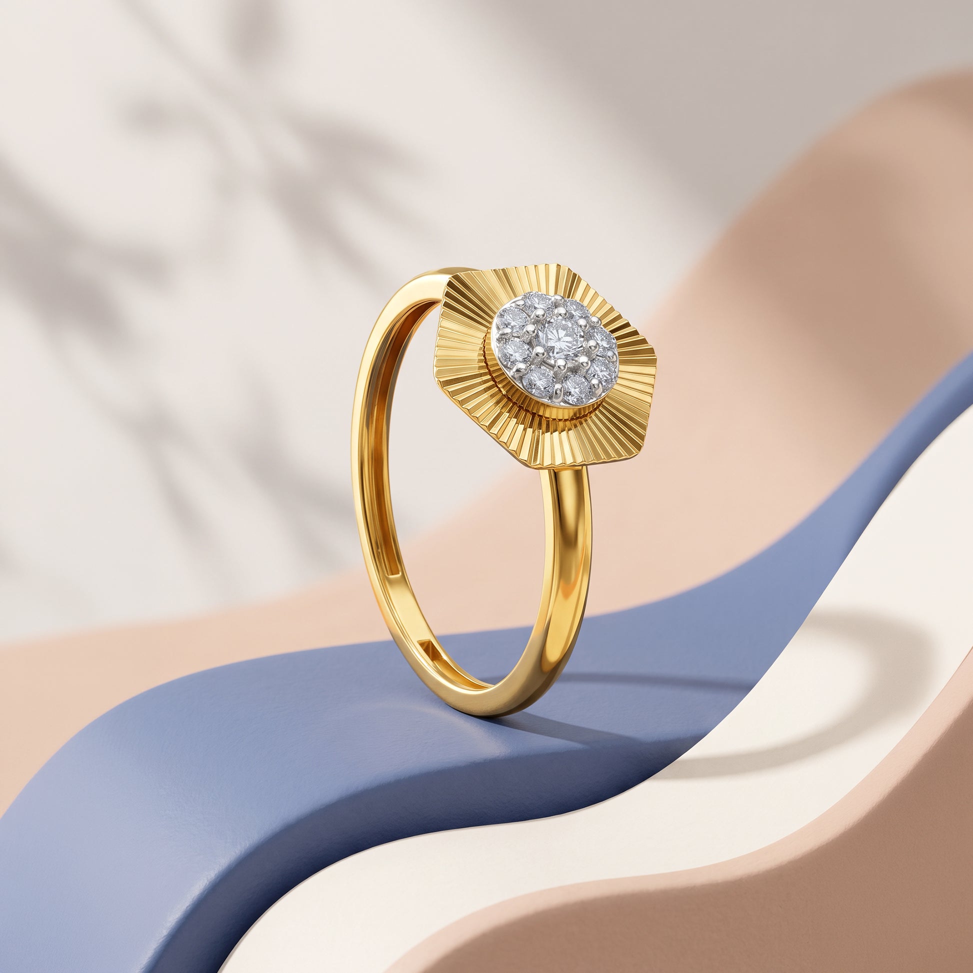 Gold Isyelle Lab Grown Diamond Ring (Size 12)