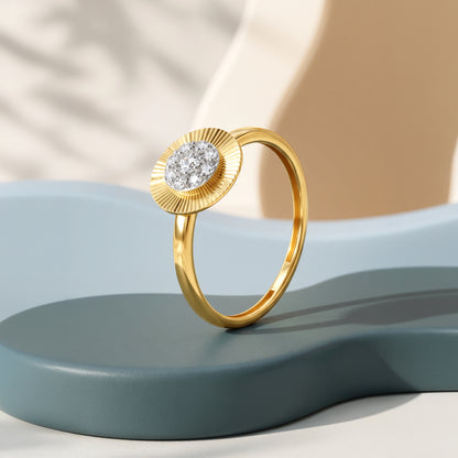 Gold Corielle Lab Grown Diamond Ring (Size 12)