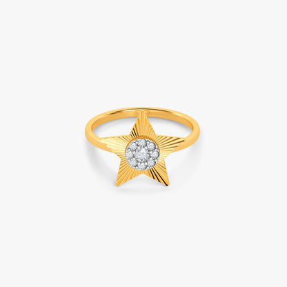 Gold Your Star Light Lab Grown Diamond Ring (Size 12)
