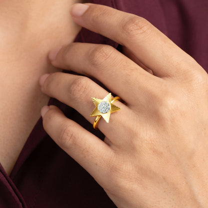 Gold Your Star Light Lab Grown Diamond Ring (Size 12)