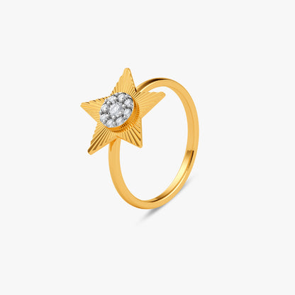 Gold Your Star Light Lab Grown Diamond Ring (Size 12)
