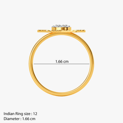 Gold Your Star Light Lab Grown Diamond Ring (Size 12)