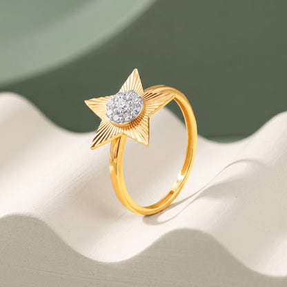 Gold Your Star Light Lab Grown Diamond Ring (Size 12)