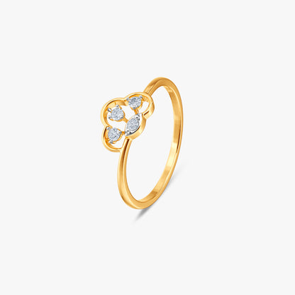 Gold Evermore Bloom Lab Grown Diamond Ring (Size 12)
