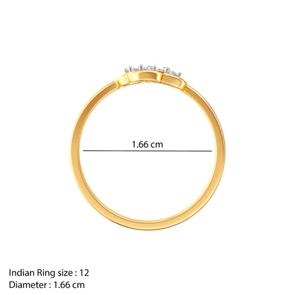 Gold Evermore Bloom Lab Grown Diamond Ring (Size 12)