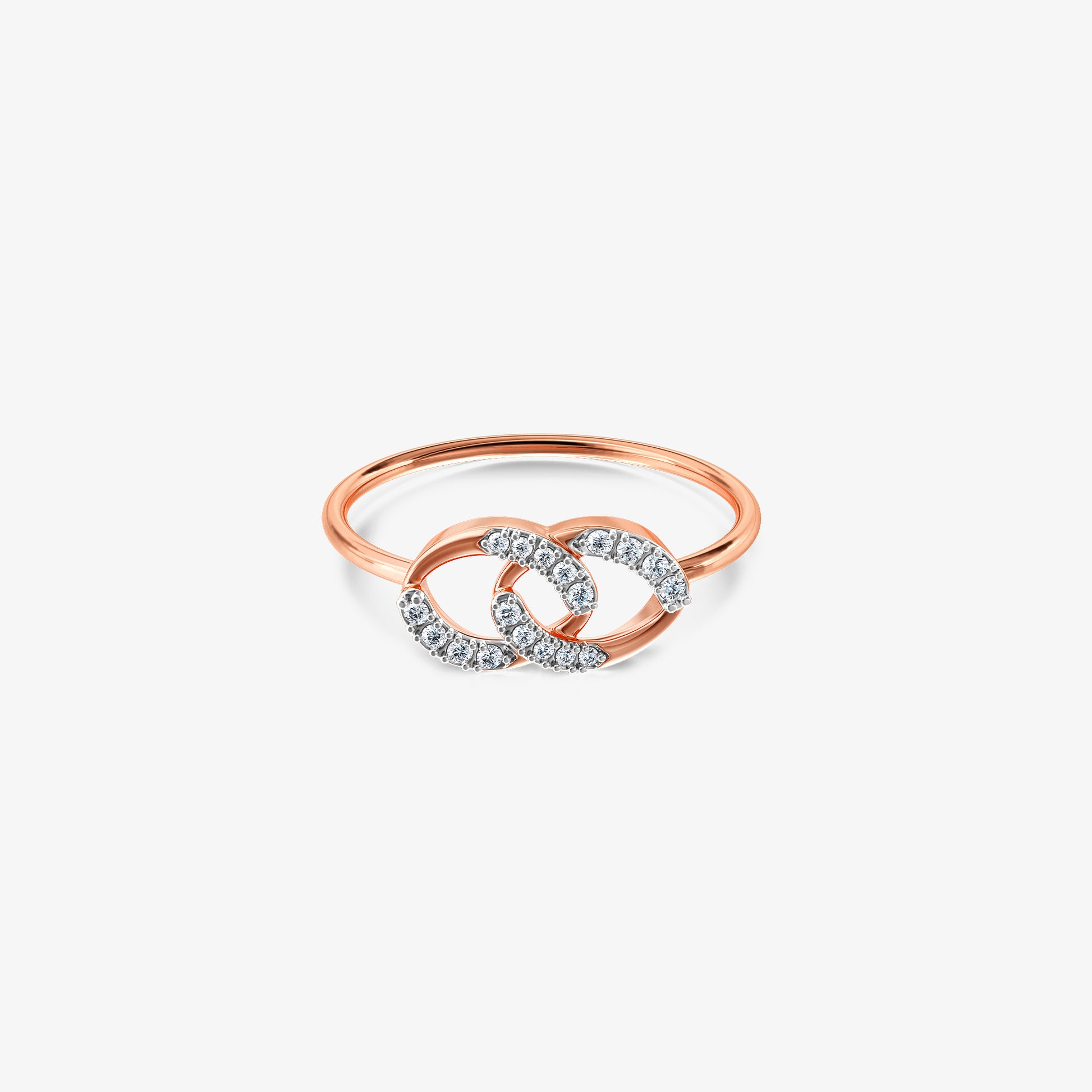 Rose Gold Sparkelle Lab Grown Diamond Ring (Size 12)
