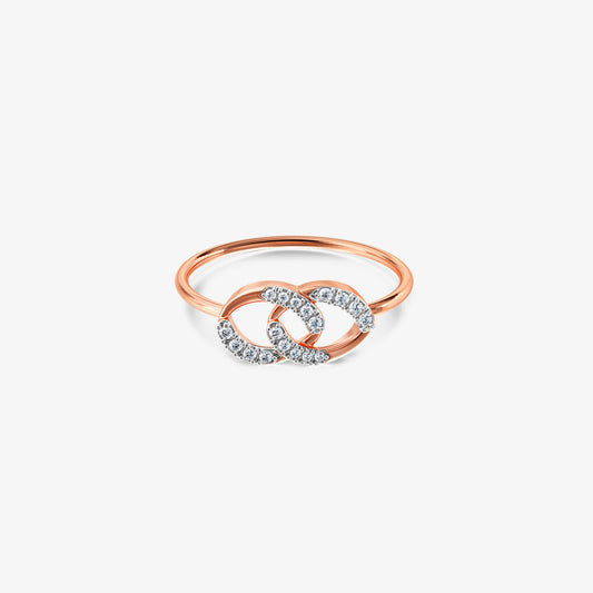 Rose Gold Sparkelle Lab Grown Diamond Ring (Size 12)
