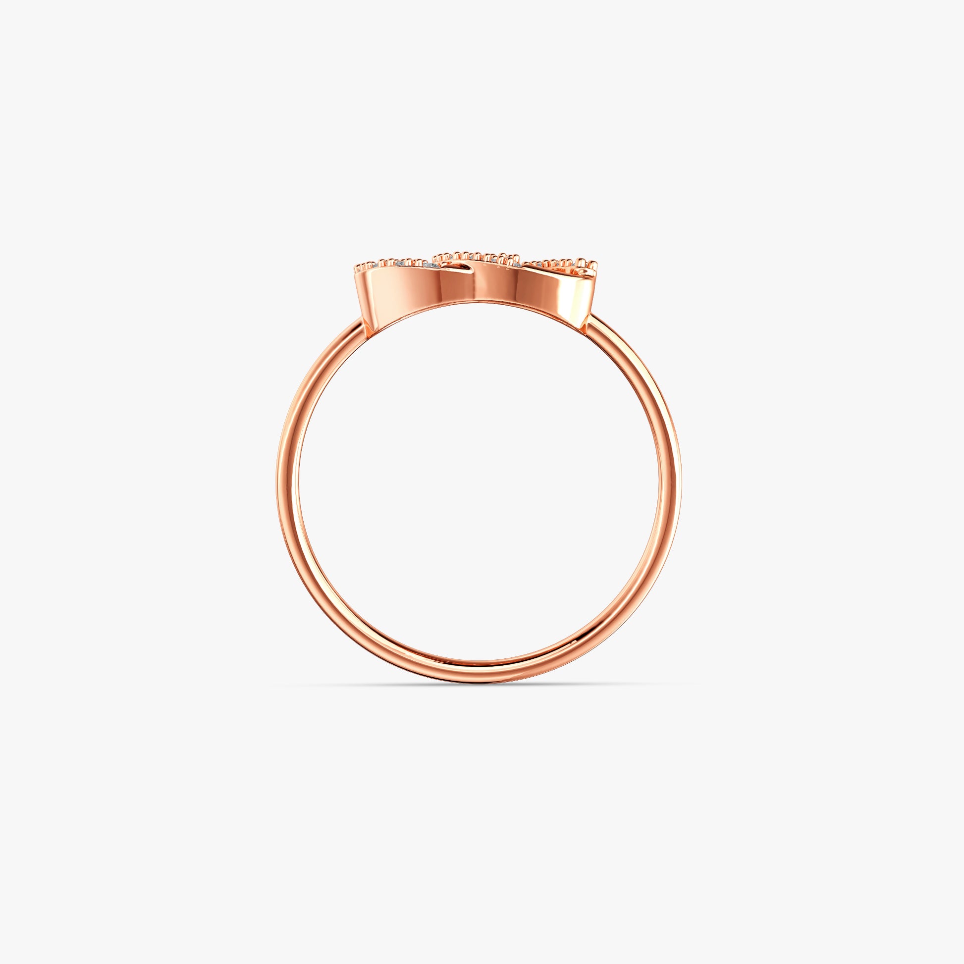 Rose Gold Sparkelle Lab Grown Diamond Ring (Size 12)