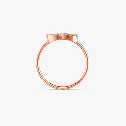 Rose Gold Sparkelle Lab Grown Diamond Ring (Size 12)