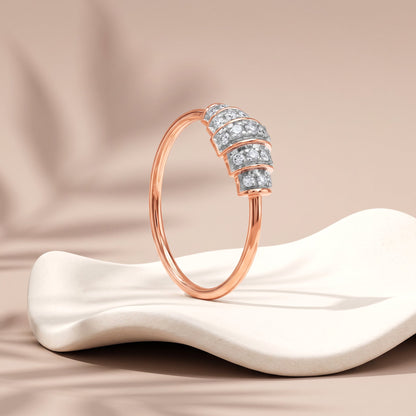 Rose Gold Veloura Lab Grown Diamond Ring (Size 12)
